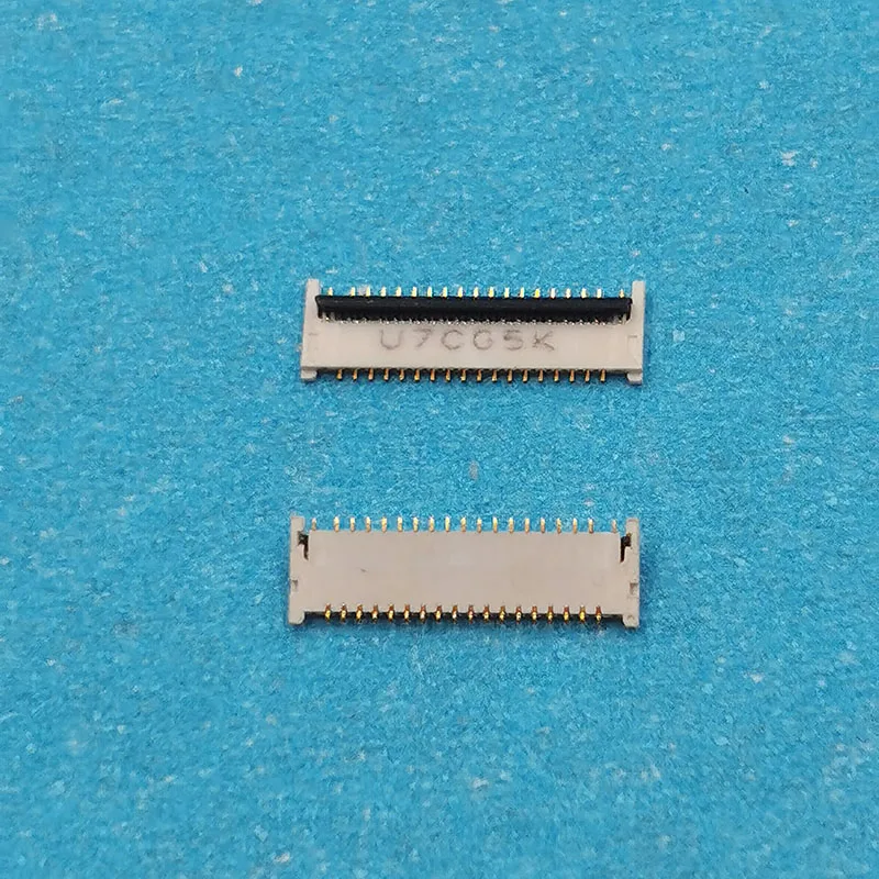 

1Pcs LCD Display FPC Connector For Samsung Galaxy Tab A 10.1 SM-T580 T585 T587 Screen Clip Contact On Motherboard 35pin 35 pin