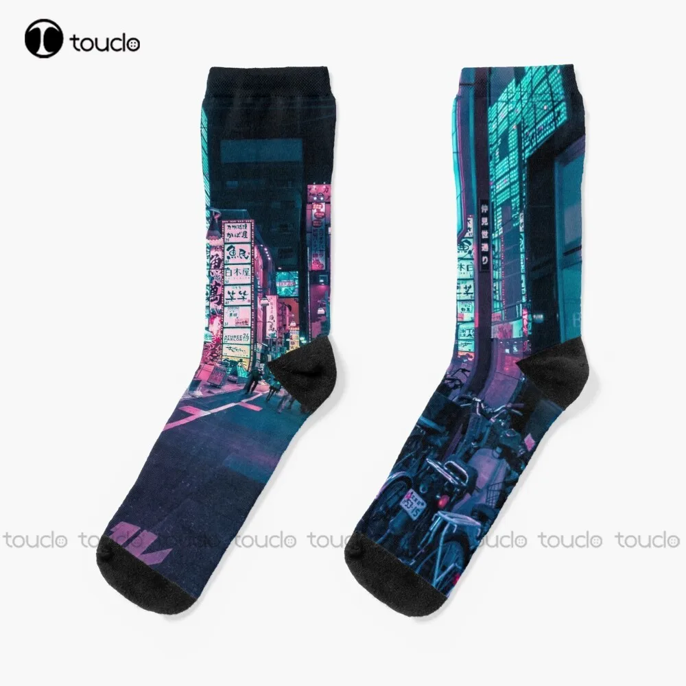 

Носки в стиле панк с изображением страны чудес токио, япония