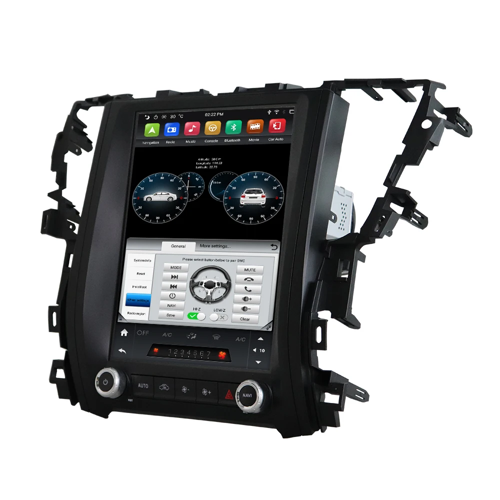 

CarPlay Tesla вертикальный экран PX6 12,1 дюйма Android 9,0 автомобильный DVD GPS для Toyota Alphard 2016-2020 Авто Радио Bluetooth 5.0 Wi-Fi