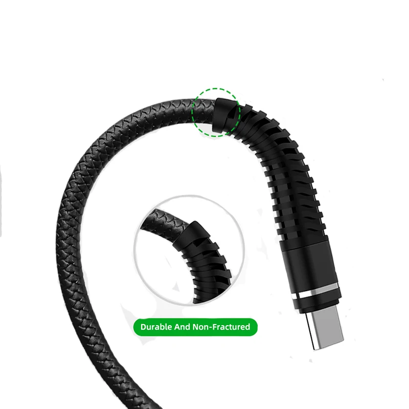 Весна Спиральный кабель Micro USB 2.4A нейлон Быстрая зарядка USB кабель для передачи данных для samsung Xiaomi Android мобильный телефон usb зарядный шнур