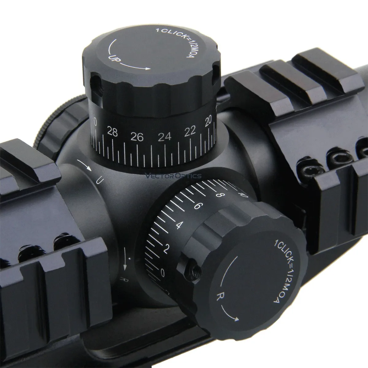 Оптический прицел Vector Optics Mustang 1-4x24FFP оптический с прозрачным изображением и