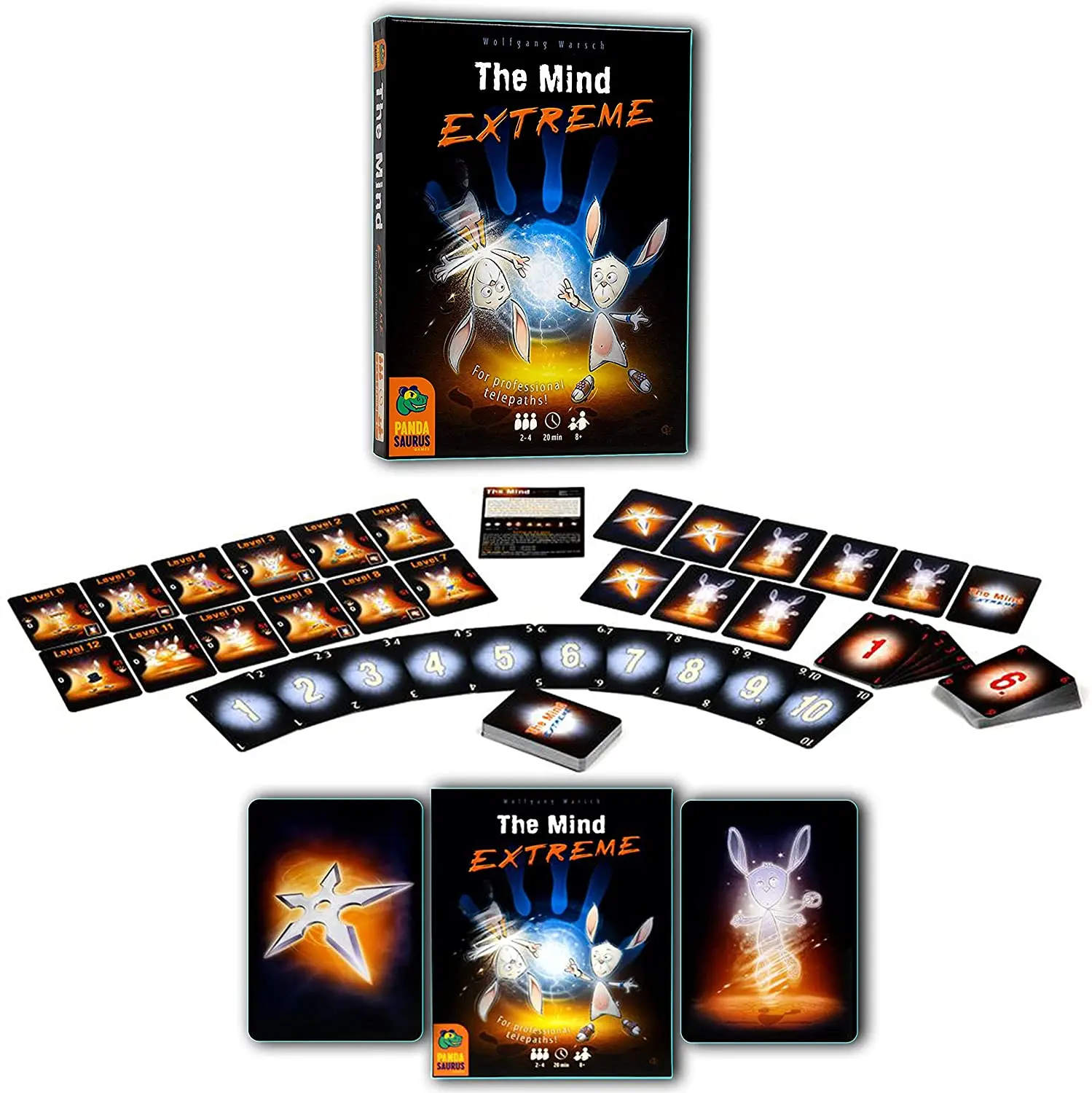Набор настольных игр The Mind Card Game с экстремальными карточными играми и случайным