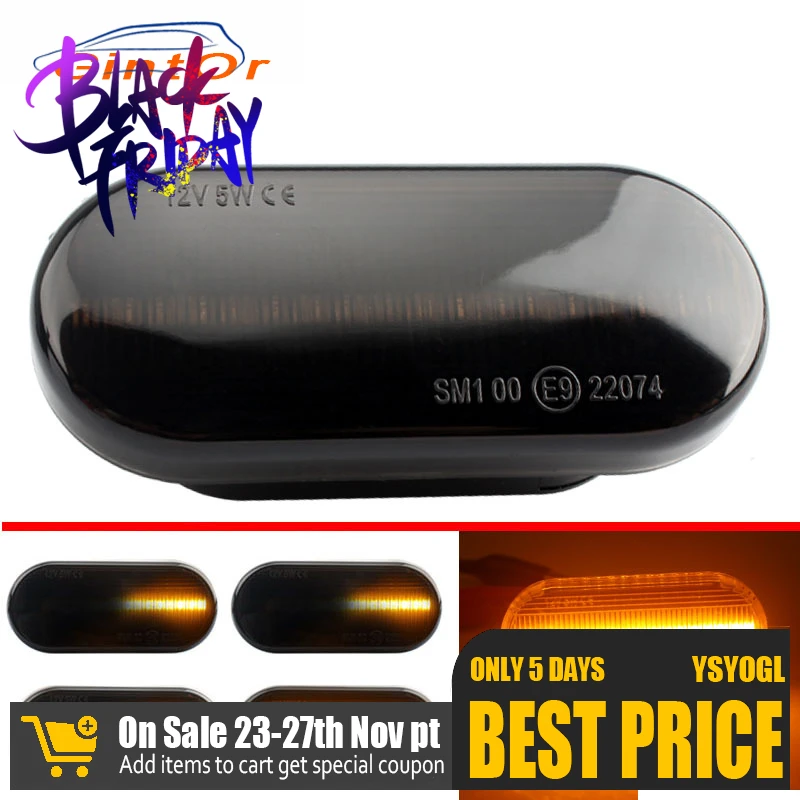 

2020 светодиодные лопасти, боковой Поворотный Светильник для автомобиля Ford Golf Bora Passat Paul, автомобильная лампа, 2 шт.