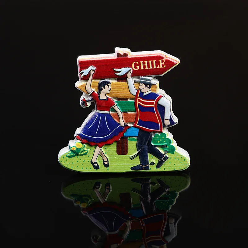 Южная Америка Чили туризм декоративные магниты сувенир необычная смола