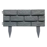new 4pcs garden border imitation brick effect detachable splicing fencing outdoor decoration