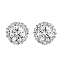 real 0 5 1 carat d color moissanite stud earrings for women top quality 100 925 sterling silver sparkling wedding jewelry gift