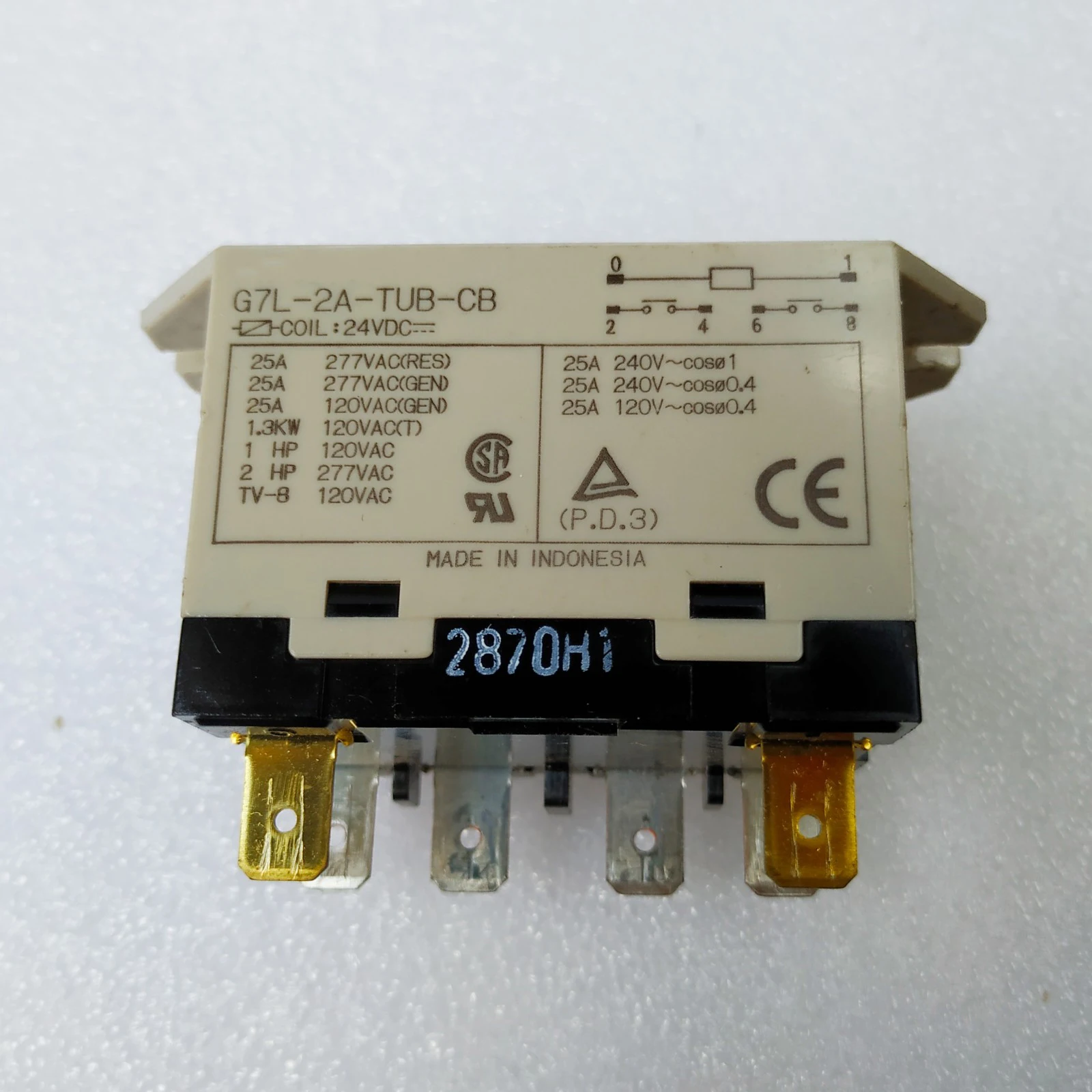 Новое 100% новое оригинальное реле 24 в пост. Тока для G7L-2A-TUB-CB | Строительство и