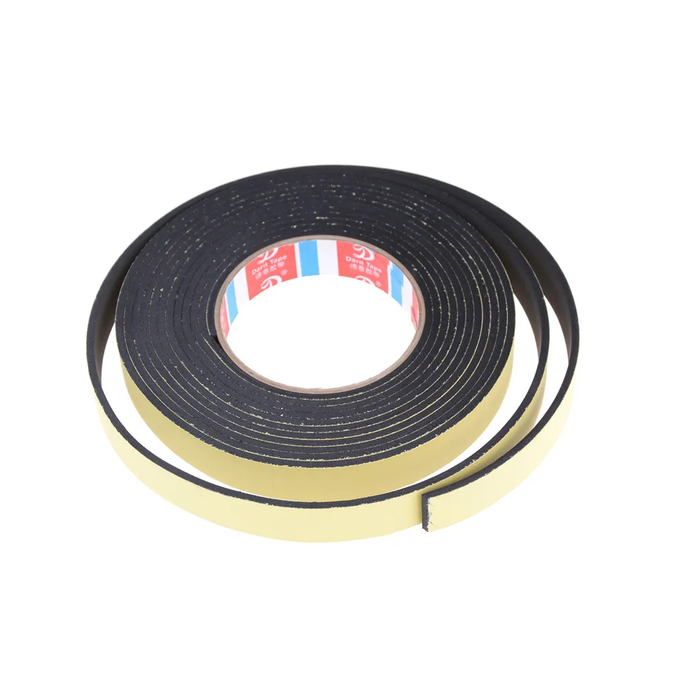 5 м черная Односторонняя самоклеящаяся пенопластовая лента Закрытая ячейка 20 мм