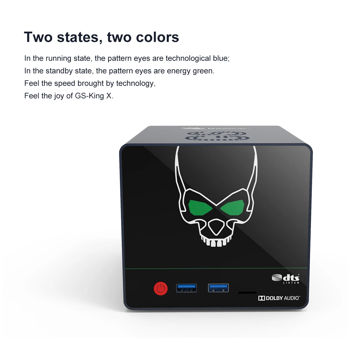 beelink gs king x amlogic s922x h smart android 9 0 tv box 4gb ddr4 64gb rom dolby audio dts listen 4k hd hi fi media player free global shipping
