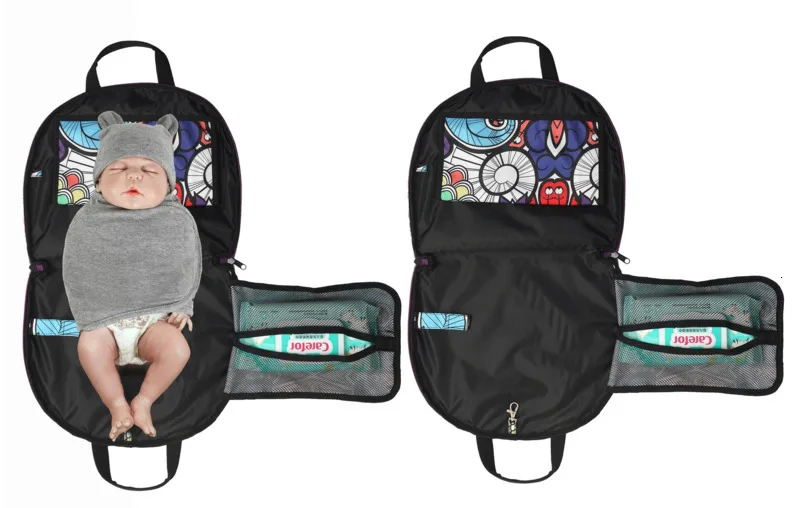 Комплект из 2 предметов Складной Водонепроницаемый пеленальный коврик для