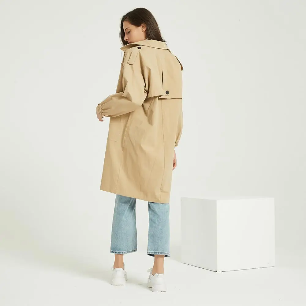 Wixra женское повседневное однотонное классическое пальто одежда оверсайз