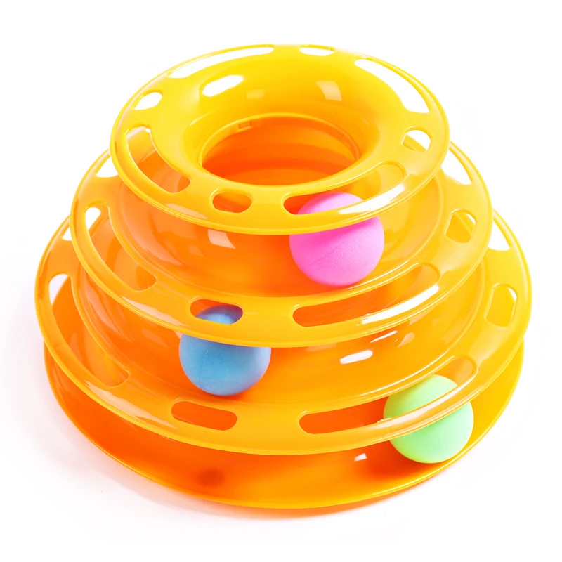 Там Слои Crazy диск с шариком кошка игрушки противоскользящая Интерактивная