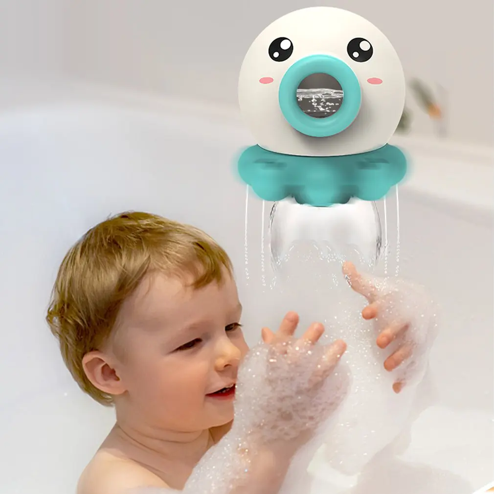 

Прочная Детская водная игрушка, вращающийся осьминог, разбрызгиватель, гладкий, без заусенцев, вращающийся водяной осьминог