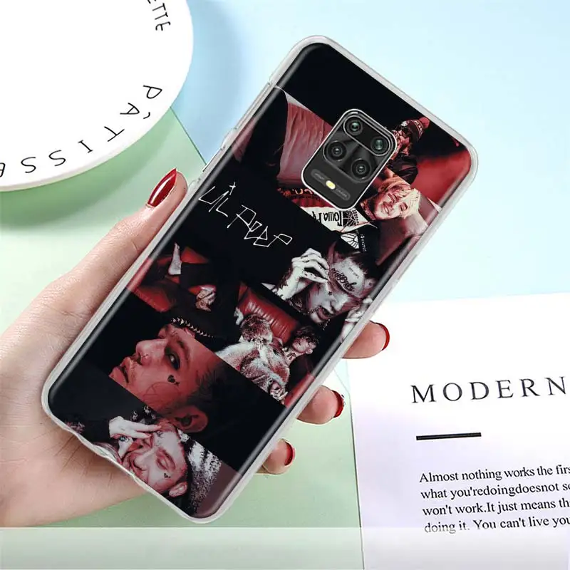 

Luxury Phone Case for Xiaomi Redmi Note 10 9S 9T 9 8 Pro 8T 7 7A 9A 9C K30 K40 Lil Peep Bumper Cover Shell Coque Fundas Capa