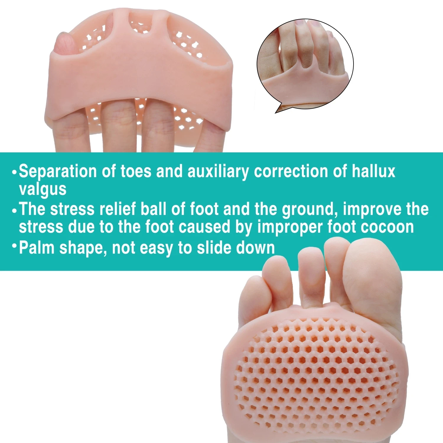 2 шт./1 пара силиконовые подушечки для выпрямления ног | Красота и здоровье