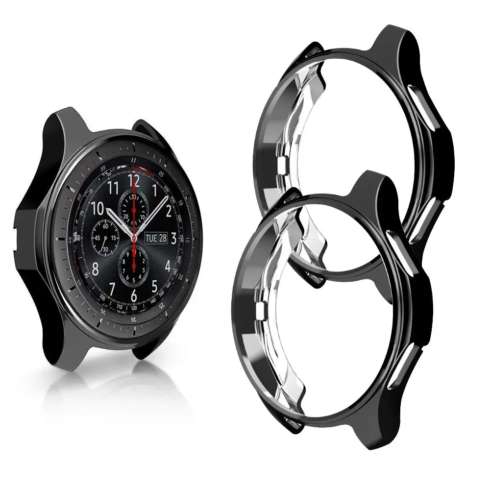 Чехол-бампер из ТПУ для Samsung Galaxy Watch 46 мм 42 Active 2 gear s3 frontier | Наручные часы