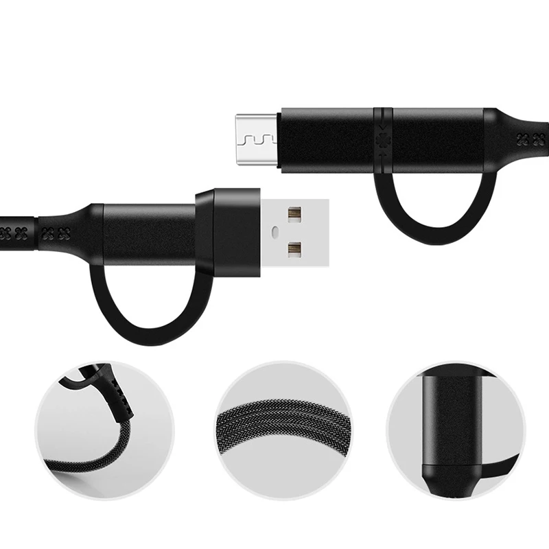 Кабель передачи данных Mcdodo 4 в 1 60 Вт PD usb/Type-C/iPhone быстрая зарядка