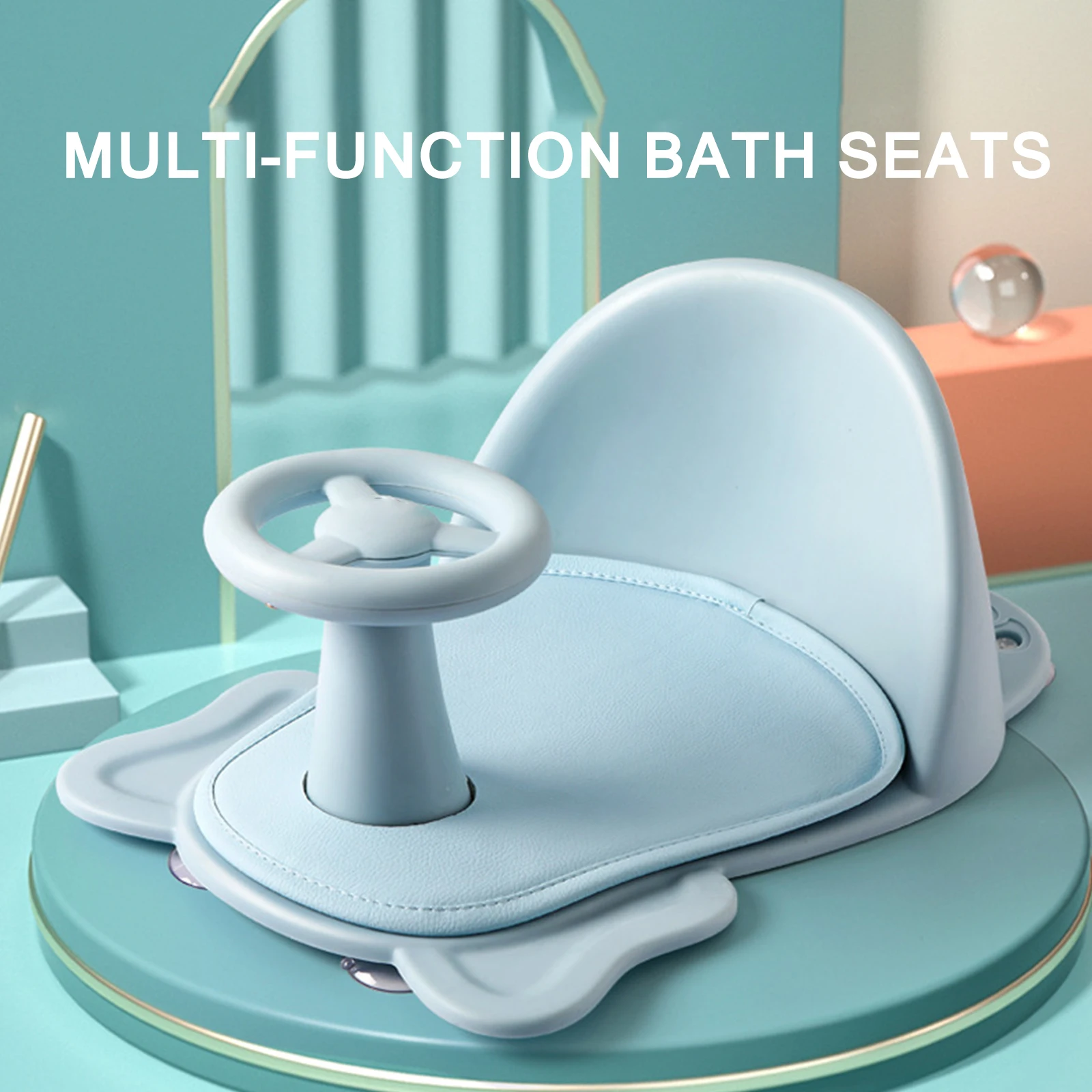 

Baby Tub Seat Bathtub Pad Mat Chair Safety Anti Slip Newborn Infant Baby Care Children Bathing Seat Washing Toys Shower Chair