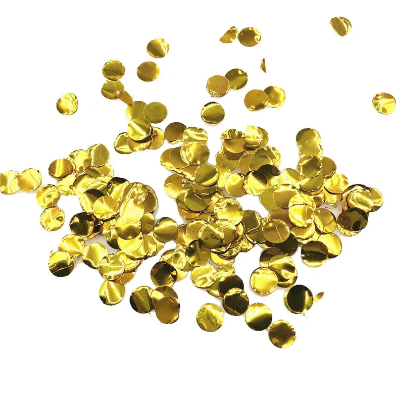 Dozzlor 10 г/пакет 1 дюйм круглые бумажные салфетки конфетти разбрызгивают яркие