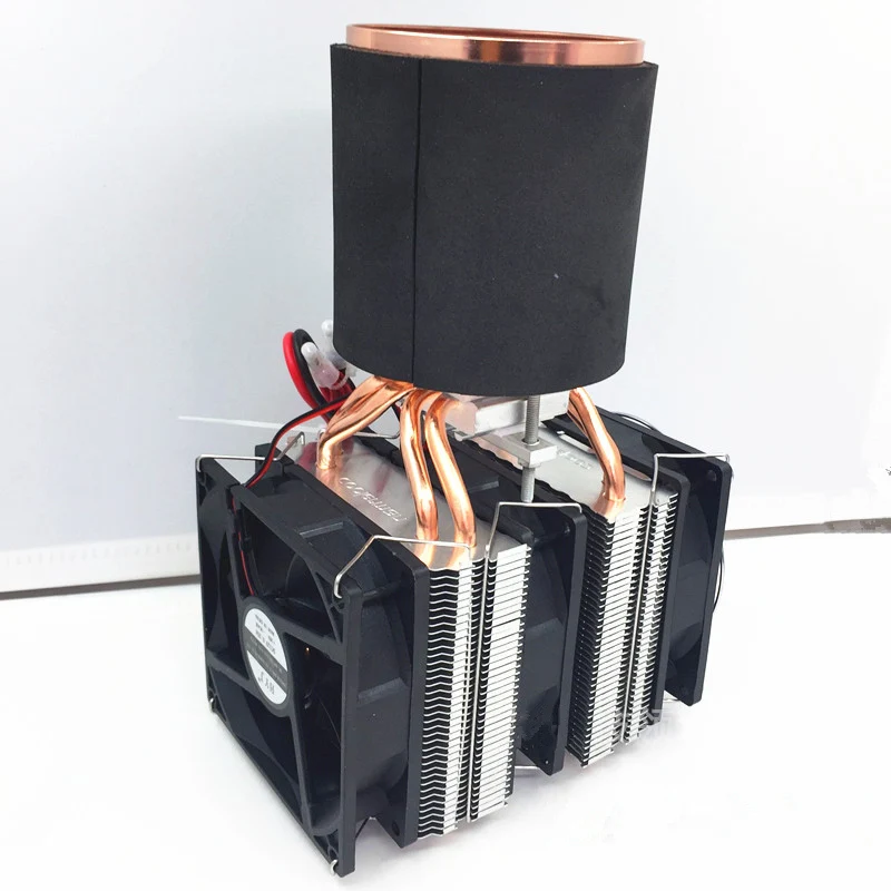 3 fans KOOLASON DIY PC Настольный напиток быстрого охлаждения охладитель полупроводник Пельтье вентилятор жидкостного охлаждения - Цвет лезвия: 3 fans