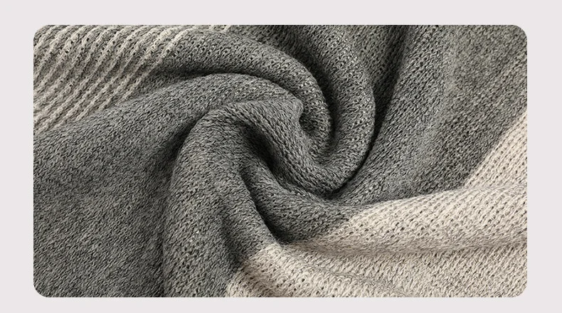 Плащ, шаль, пончо, женские пальто и накидки, Вязаное пончо, модный вязаный пуловер, шаль с полосатыми узорами и боками с бахромой от AliExpress WW