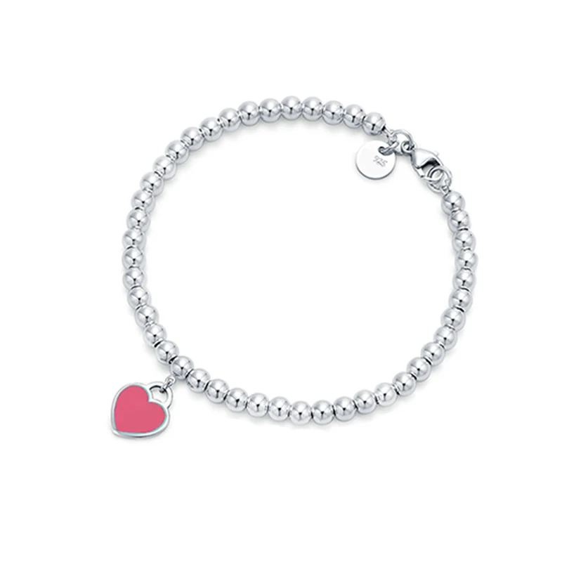 

925 Sterling Silver TTFF Bracelet Fashion Original Brand Charm Jewelry Festival Commemorative Couple Gift