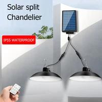 solar lamp remote control ceiling pedant light garden decoration outdoor hanging decor solar lamp for country house