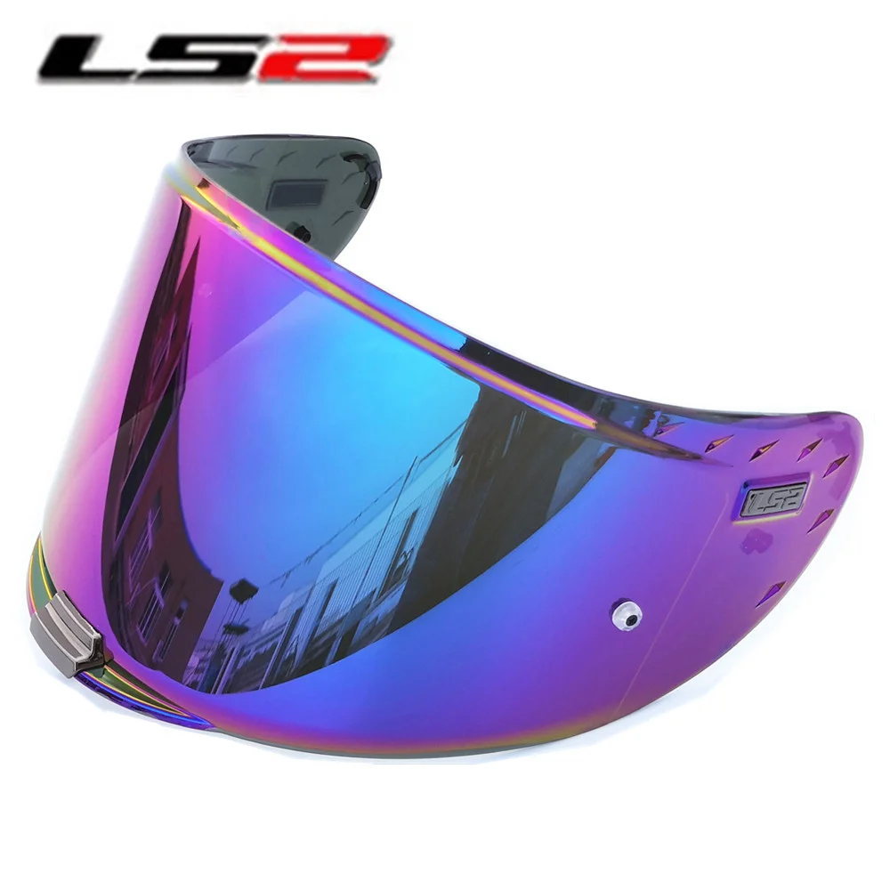 LS2 FF327 Challenger Helmet Visor Rainbow Silver Black Ready Motorcycle Replacement | Автомобили и мотоциклы