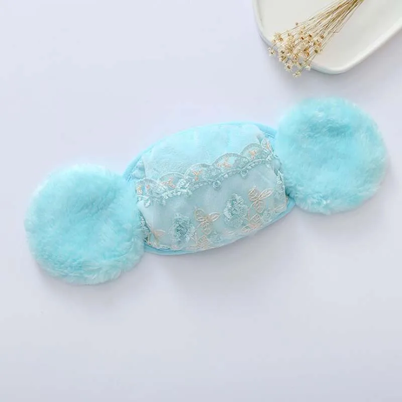 

XEONGKVI Korean Winter Warm Bud Silk Adult Earmuffs Fashion Lovely Protect Ears Face Cycling Cotton Earmuff For Women Men