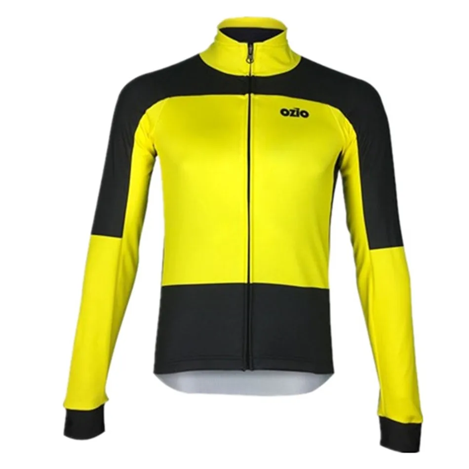 

2022 Men Winter Jacket Thermal Fleece Cycling Jersey Long Sleeve Cashmere Tops Road MTB Bike Clothing Hombre Ciclismo Maillot