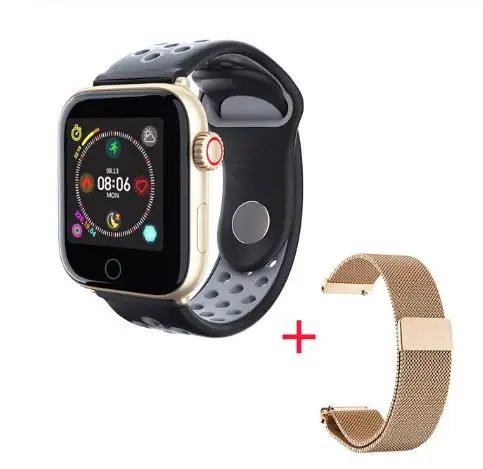 Z7 with metal GOLD CONXAG F9 Смарт-часы для мужчин и женщин полный сенсорный экран для сердечного ритма Смарт-часы с измерением давления для мужчин t Шагомер Смарт-часы для IOS - Цвет: Z7 with metal GOLD