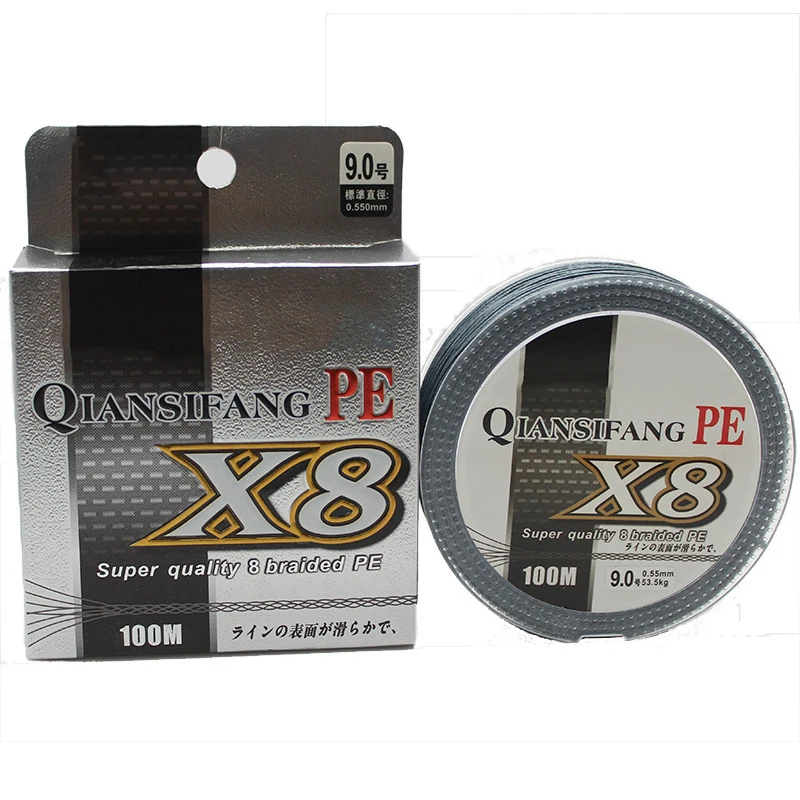 

Effective Super Cast 8 Strands Braided Fishing Line Super Smooth PE Braided Lines For Fishing QW