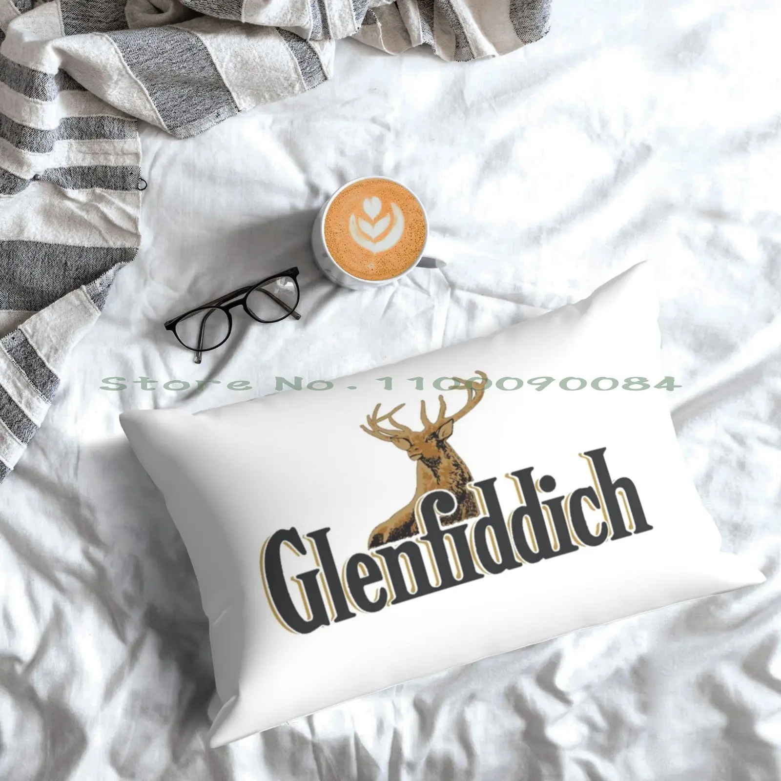 Чехол на подушку с изображением лучшего виски мира 20x30 50*75 диван спальня средний