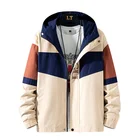 Куртка мужская весенняя, ветровка в стиле пэчворк, осенняя, 2020