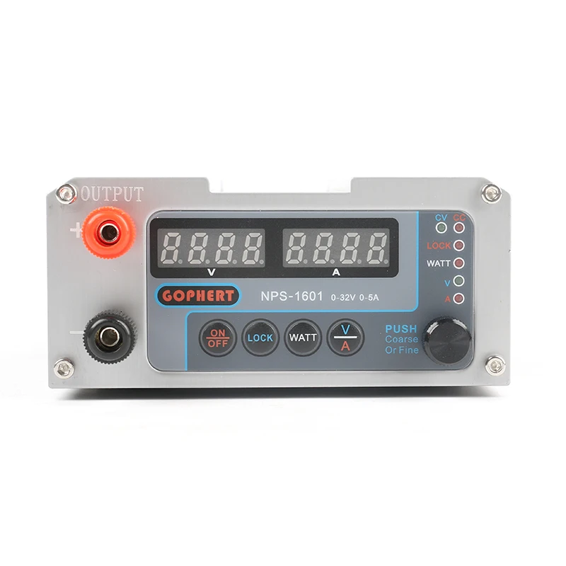 Gophert точность компактный NPS 1601 32В 30V 5A CPS 3205 3205E 6003 мини Регулируемый цифровой