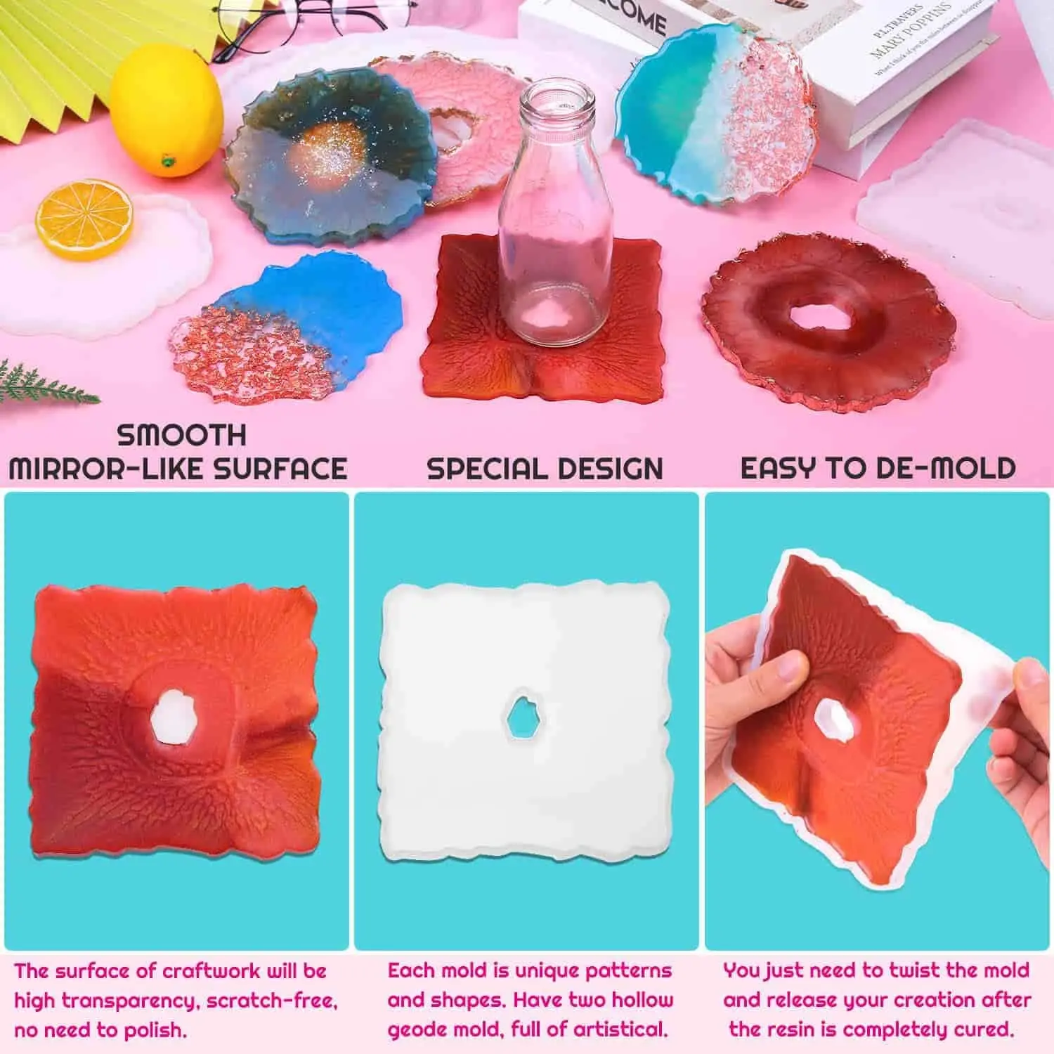 Полимерные формы для кастинга силиконовые горки украшения дома из полимерной