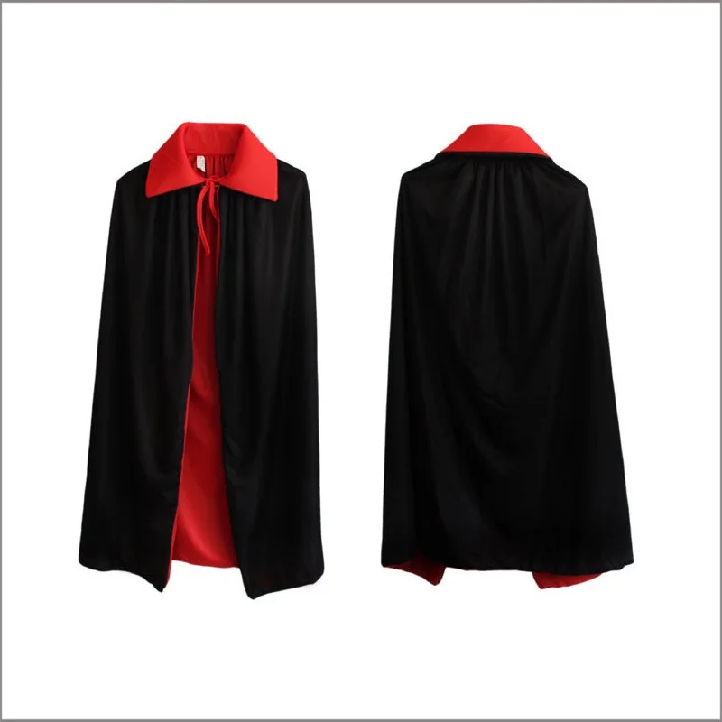 Бесплатная доставка 2020 Хэллоуин Черный Красный вампирская накидка Дракула