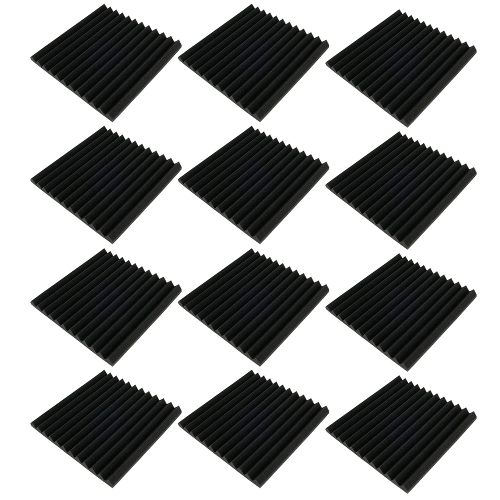 12 шт. звукоизоляционная губка для студийной акустической пены 30 х30х2 5