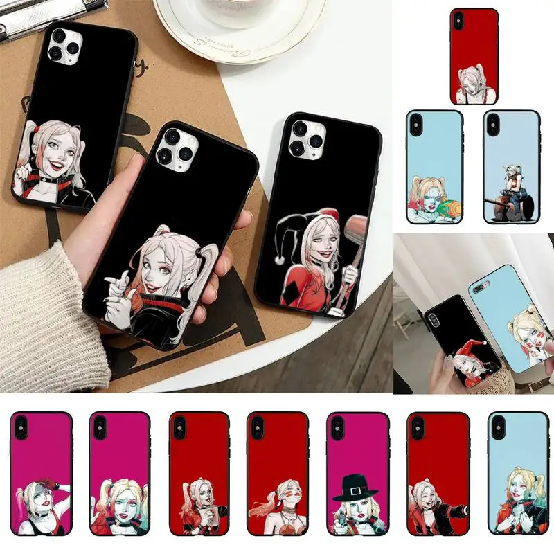 Чехол для телефона Harley Queen iphone 13 11 8 7 6 6S Plus plus X XS MAX 5S XR 12 Pro max se 2020 | Мобильные