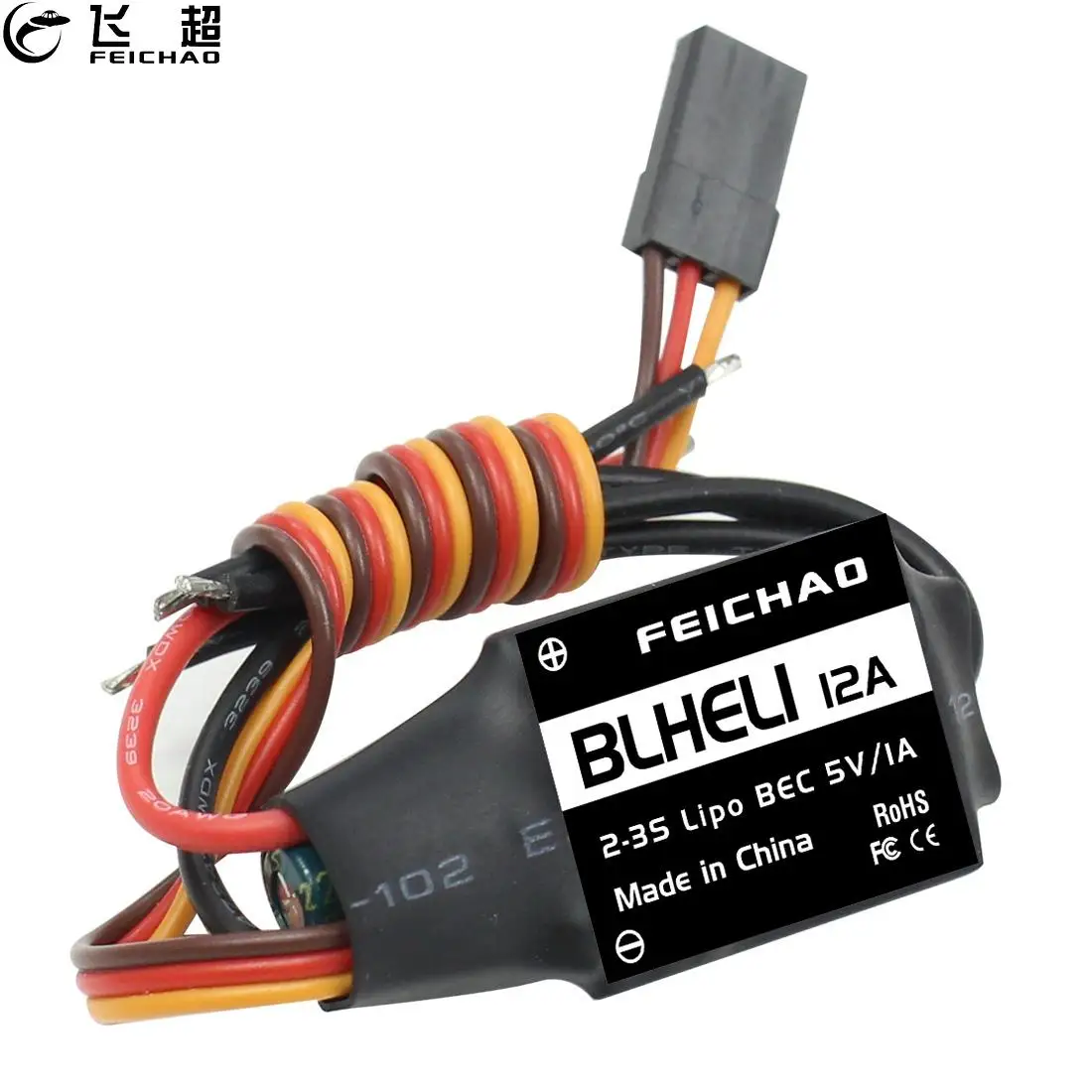 

FEICHAO BLHELI 12A Mini Brushless Motor ESC BLHELI 14.2 2-3S For 160-250 Multirotor FPV Racing RC Drone Quadcopter