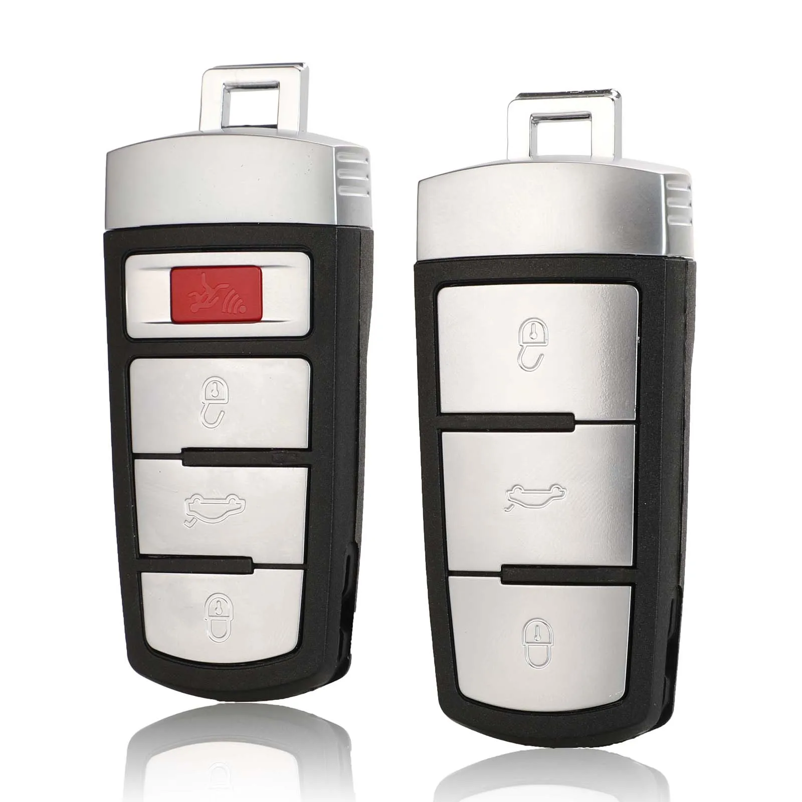 Jingyuqin 3/4 кнопочный запасной дистанционный Автомобильный ключ оболочка чехол Fob