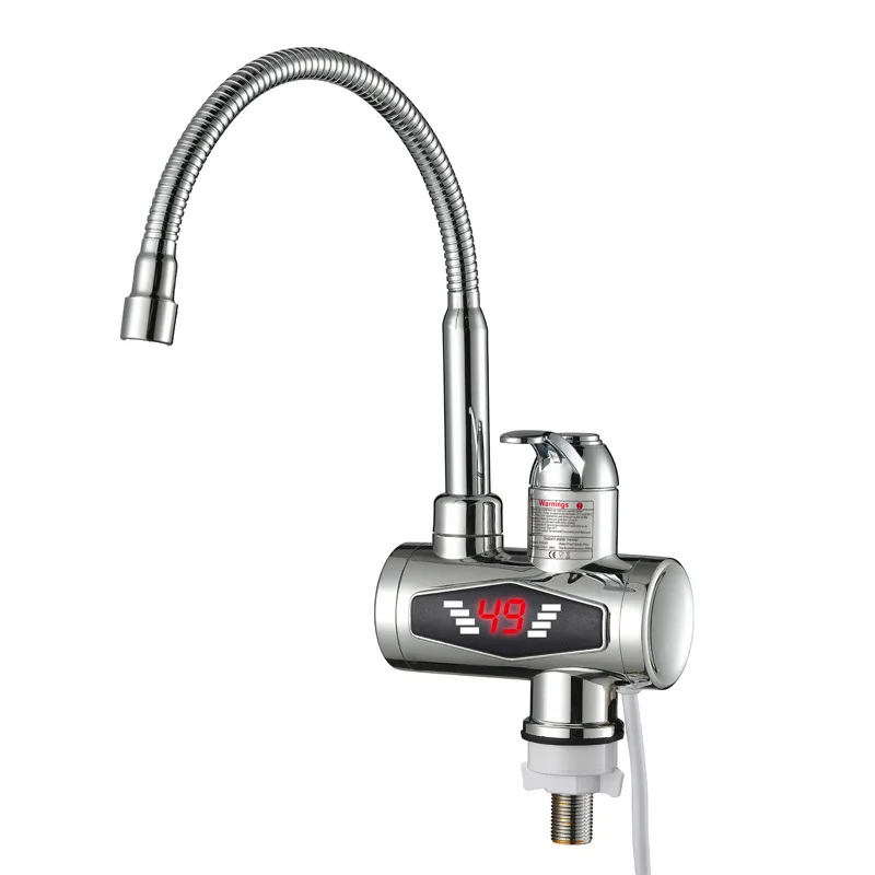 

Stainless Steel Instant Hot Faucet Instantaneous Water Heater Kitchen Hot Tap Tankless Heaters 220v 3000w Digital Display