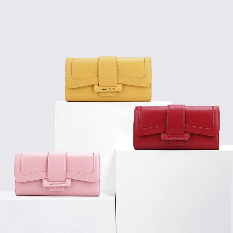 

Women's Wallets Women Wallet Female Clutch Card Holder Coin Purse Luxury PU Long Money Credit Bag Money Clip Hasp Handbag