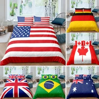 3d american flag printed bedding set king size geometric duvet cover caukesdebr country flag quilt cover 180x200 winter warm