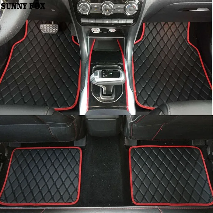 Универсальные автомобильные коврики для Volkswagen Beetle CC Eos Golf Jetta Tiguan Touareg sharan 5D