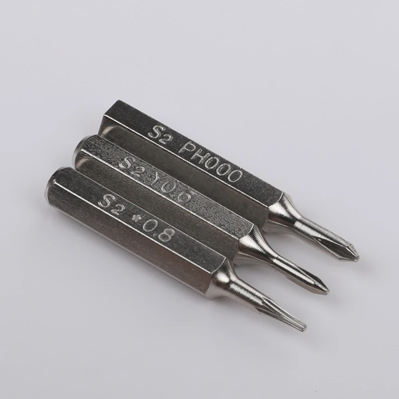 Precision high-quality Screwdriver Bit S2 28mm×H4 3/25" TORX T2 T5 Phillips Hand Tools 3pcs for iphone6/6S/7S/7P/8/8P/X/XR/MAX