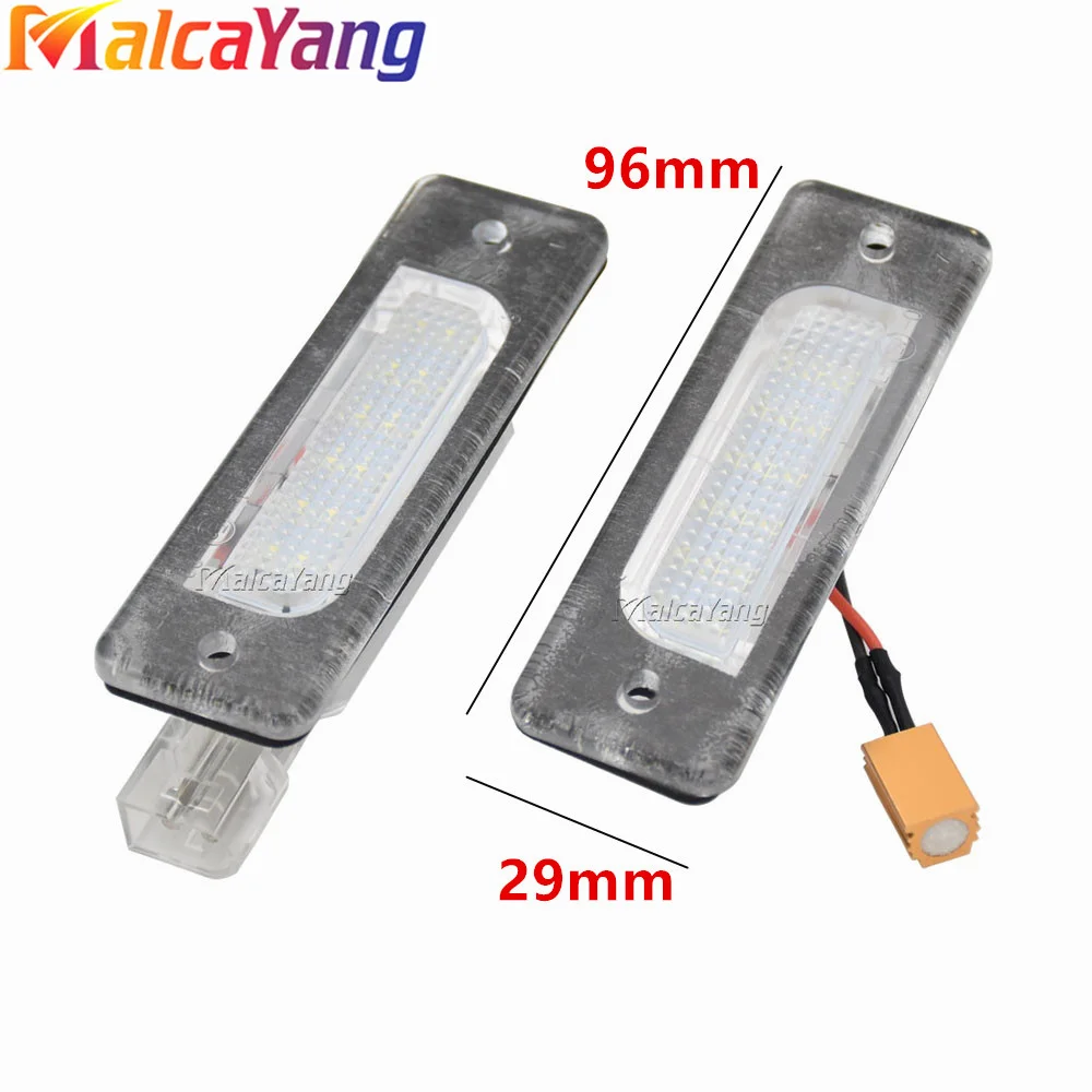 Белые светодиодные фонари номерного знака 2 шт. подходят для BMW 5-Series E34 M5 518i 520i 525i