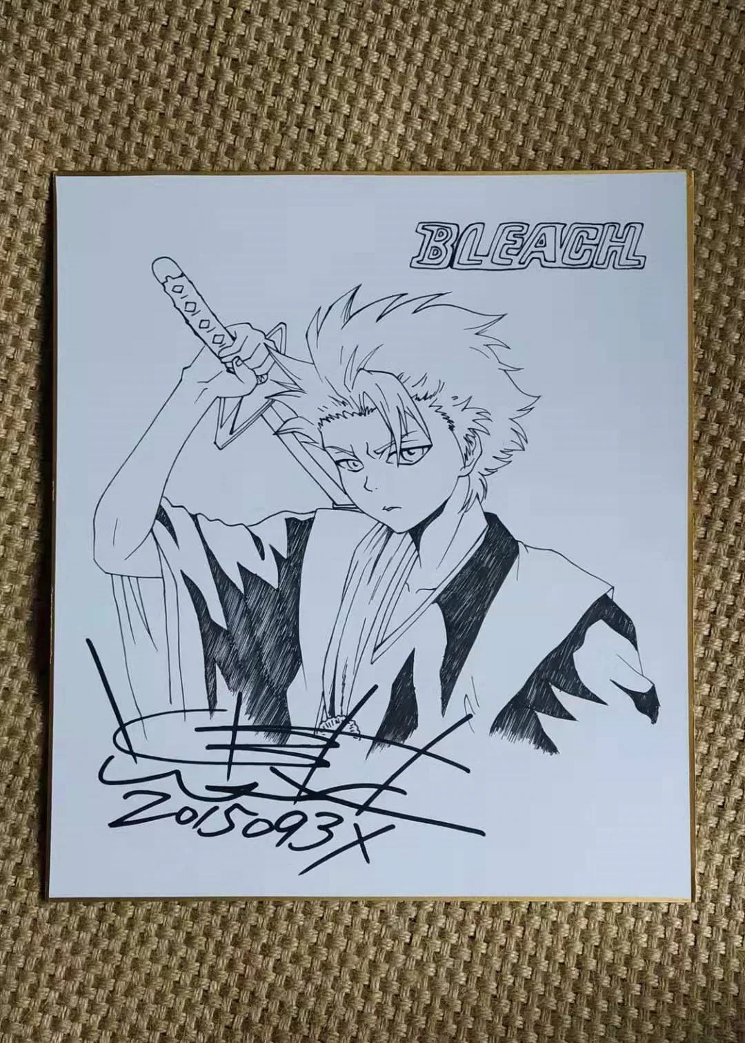 Ручная роспись Kubo Taito отбеливатель с автографом Shikishi Card Art Board limited 122020A|Открытки и