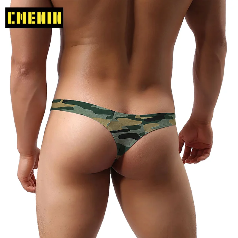 Мужские трусы джоки Sissy камуфляжные стринги с сеткой сексуальное нижнее белье