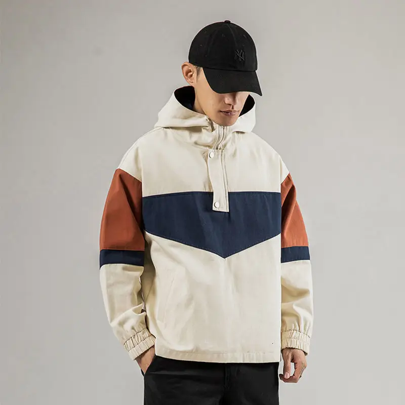 Privathinker мужской корейский стиль лоскутные куртки уличная одежда мужские